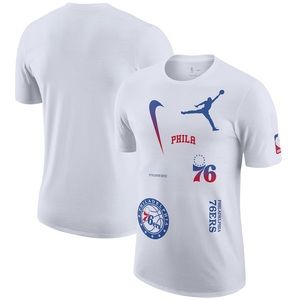 Philadelphia 76ers Jordan Courtside Max 90 T-Shirt - White - Mens